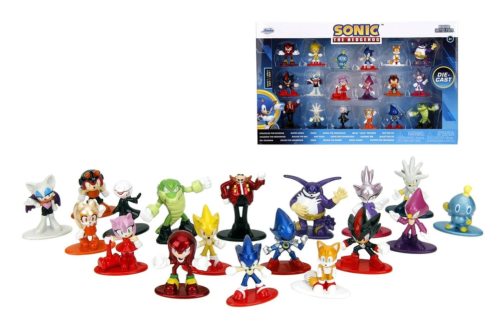 Jada Toys Nano MetalFigs Sonic The Hedgehog Série 1