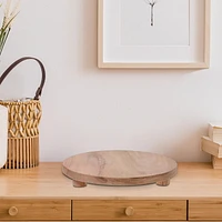 Acacia Wooden Round Table Riser Medium