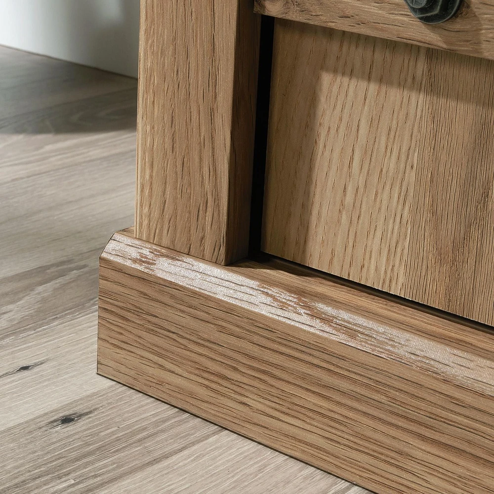 Sauder La Collection Misc Entertainment Crédence, Finition Timber Oak, 435104