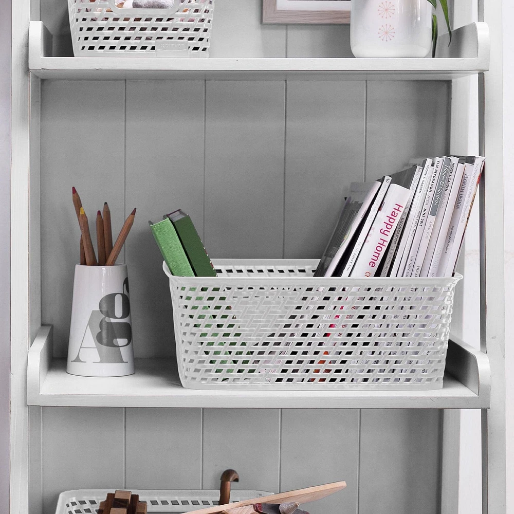 Mia Basket, Medium, Decorative Storage Basket