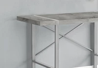 Monarch Specialties Bureau, Bureau À Domicile, Ordinateur Portable, 48"l, Travail, Métal, Stratifié, Gris, Contemporain, Moderne