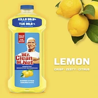 Mr. Clean Antibacterial Multi Surface Cleaner with Summer Citrus Scent, Disinfectant, All Purpose Cleaner, 1.21L
