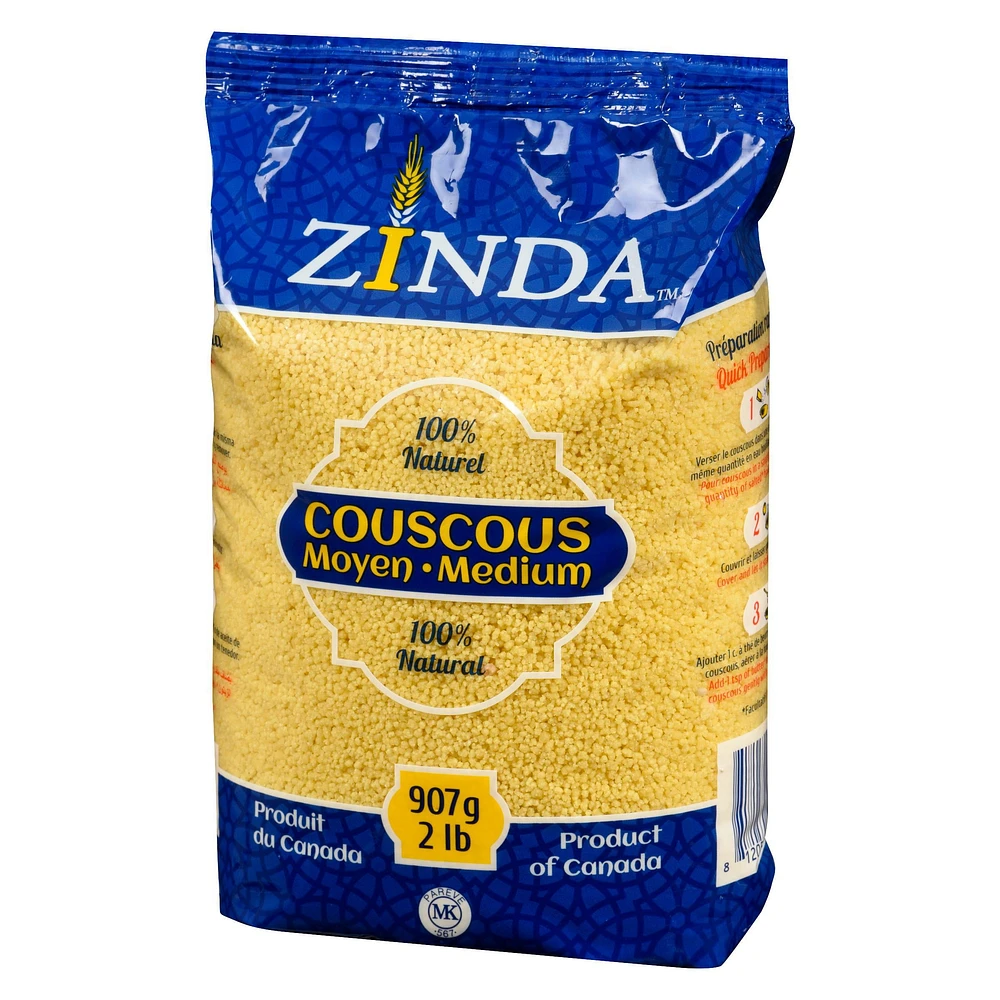 COUSCOUS MEDIUM                                                                 ;, ZINDA COUSCOUS MEDIUM  907G