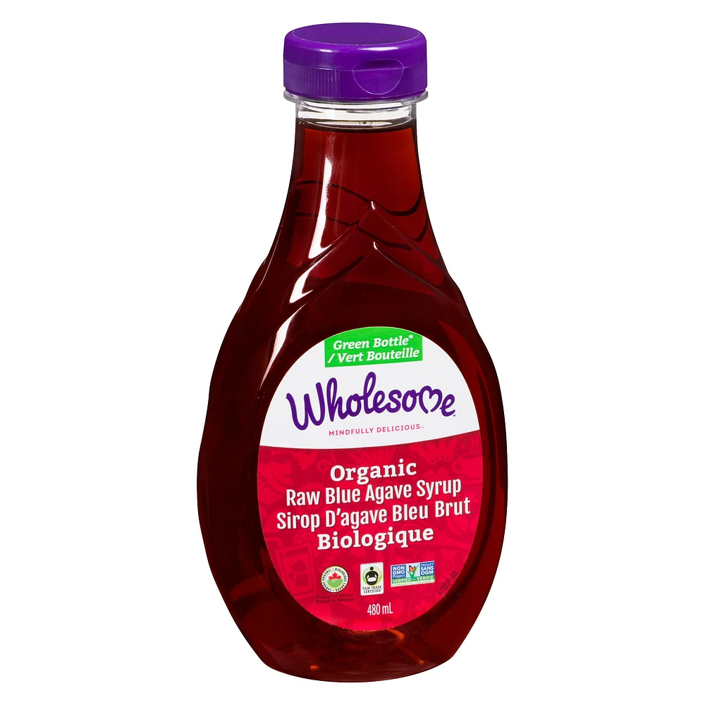 Sirop d'agave bleu biologique cru de Wholesome Sweeteners