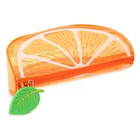 Pen+Gear Tinted Fruit Slice Pencil Pouch in Orange Design