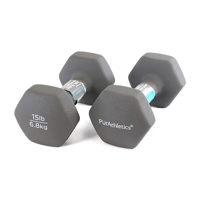 Hexagon Neoprene 15lb set