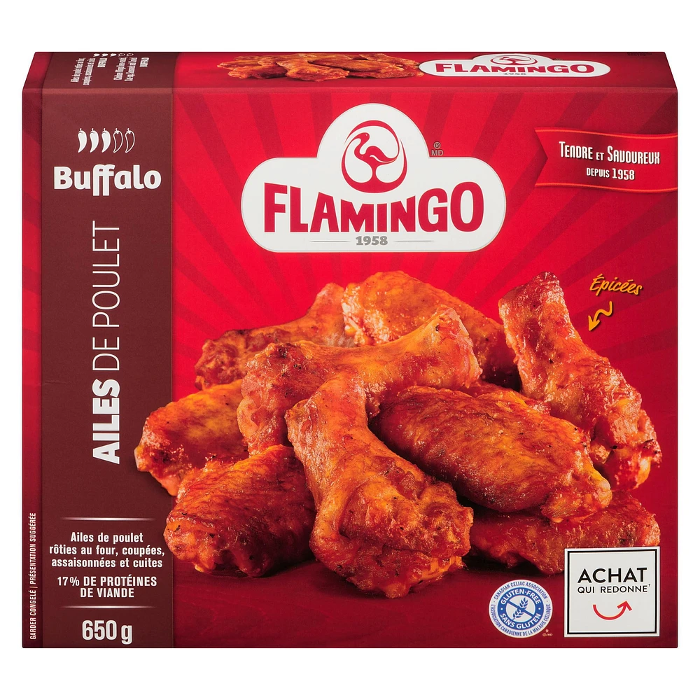 Flamingo Buffalo Chicken Wings