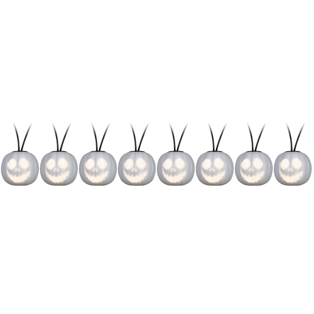 Guirlande lumineuse EmoteGlow à piles S/8, thème musical Jack Skellington HALL Disney (blanc classique)