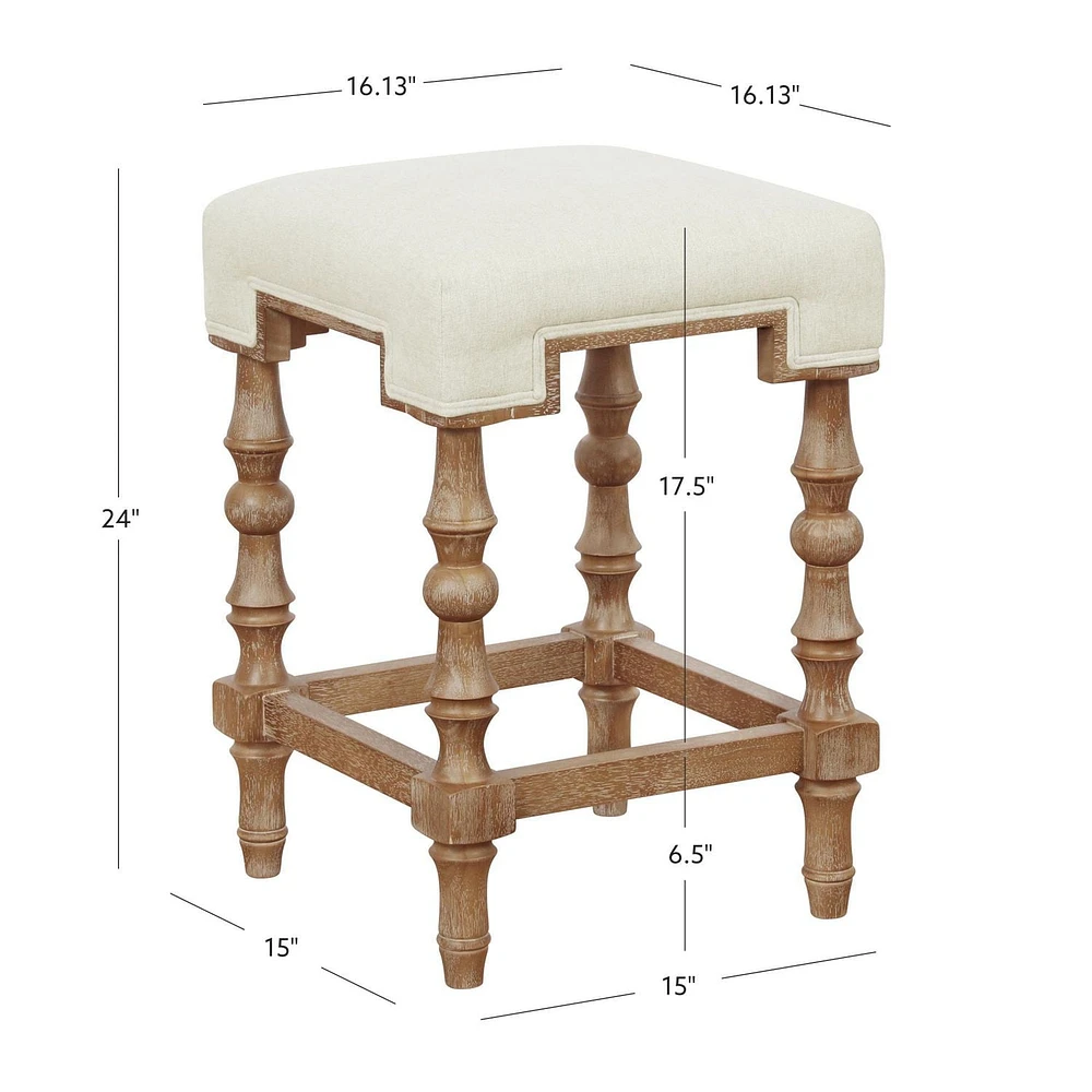 Tabouret de comptoir sans dossier Mabel