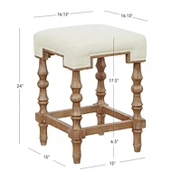 Tabouret de comptoir sans dossier Mabel