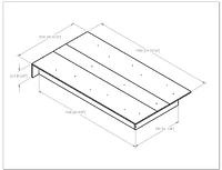 South Shore Smart Basics Twin Platform Bed (39 in.), Royal Cherry
