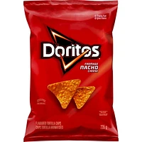 Doritos Nacho Cheese flavoured tortilla chips, 235g