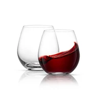 Spirits Stemless Crystal Wine Glasses 15 oz - Set of 4