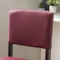 Tabouret de bar rouge Benson