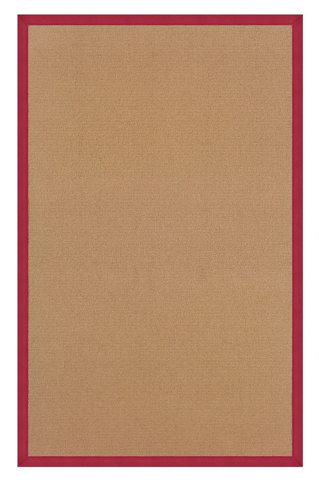 Tapis Athena liège et rouge 8 pi 9 po x 12 pi