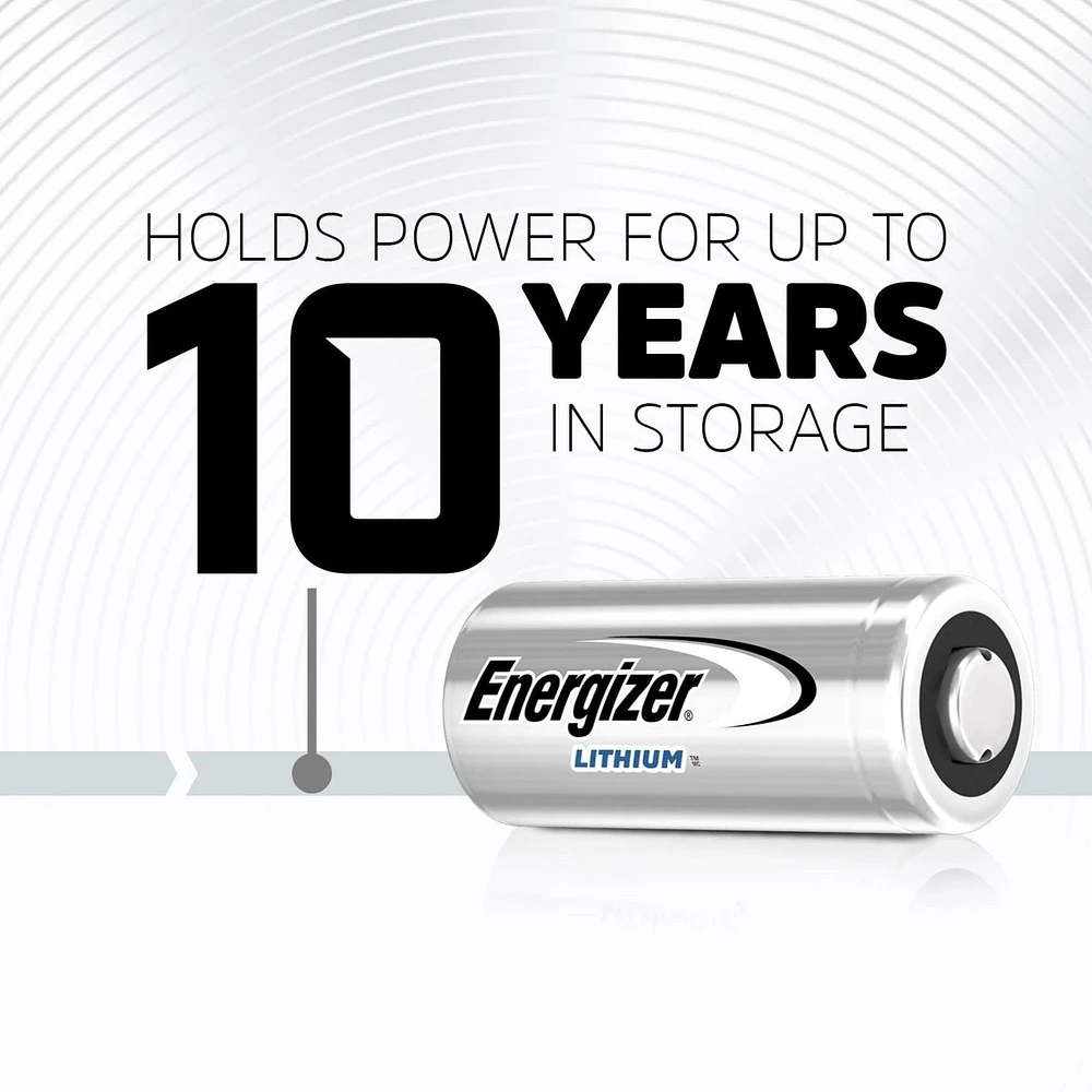 Energizer 123 Lithium Batteries (4 Pack), 3V Photo Batteries, Lithium Batteries 3V
