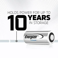 Energizer 123 Lithium Batteries (4 Pack), 3V Photo Batteries, Lithium Batteries 3V