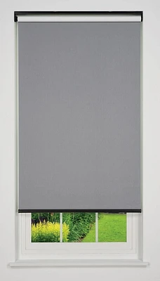 Store à enrouleur occultant sans fil Linen Avenue-Blackout Light Grey