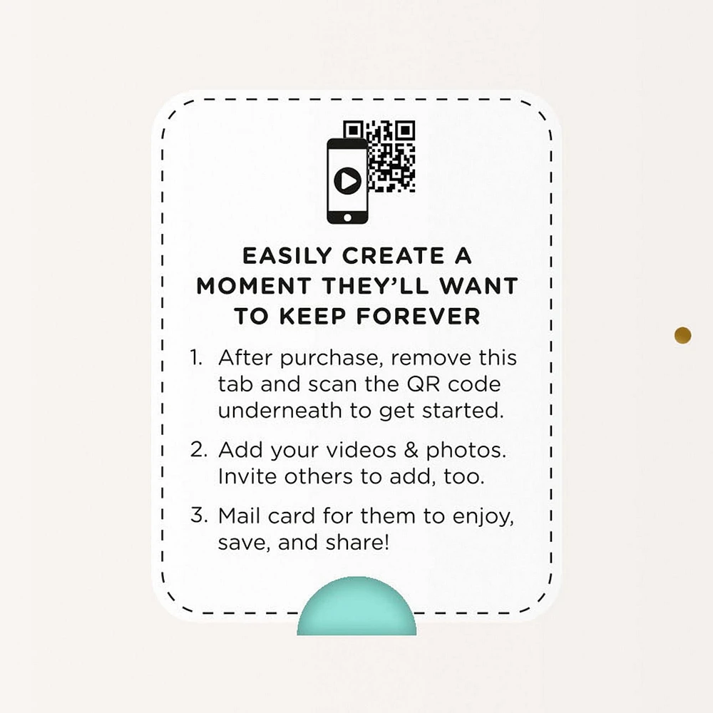 Carte de fête avec vidéo à personnaliser – « A Circle of Caring » – Hallmark (Enregistrez votre propre message vidéo)