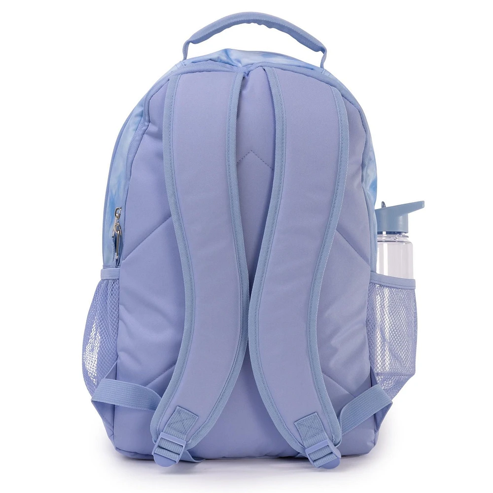 Ensemble Scolaire 3 Pièces Jetstream avec Sac à Dos, Bouteille Réutilisable et Porte-Clés Pompon