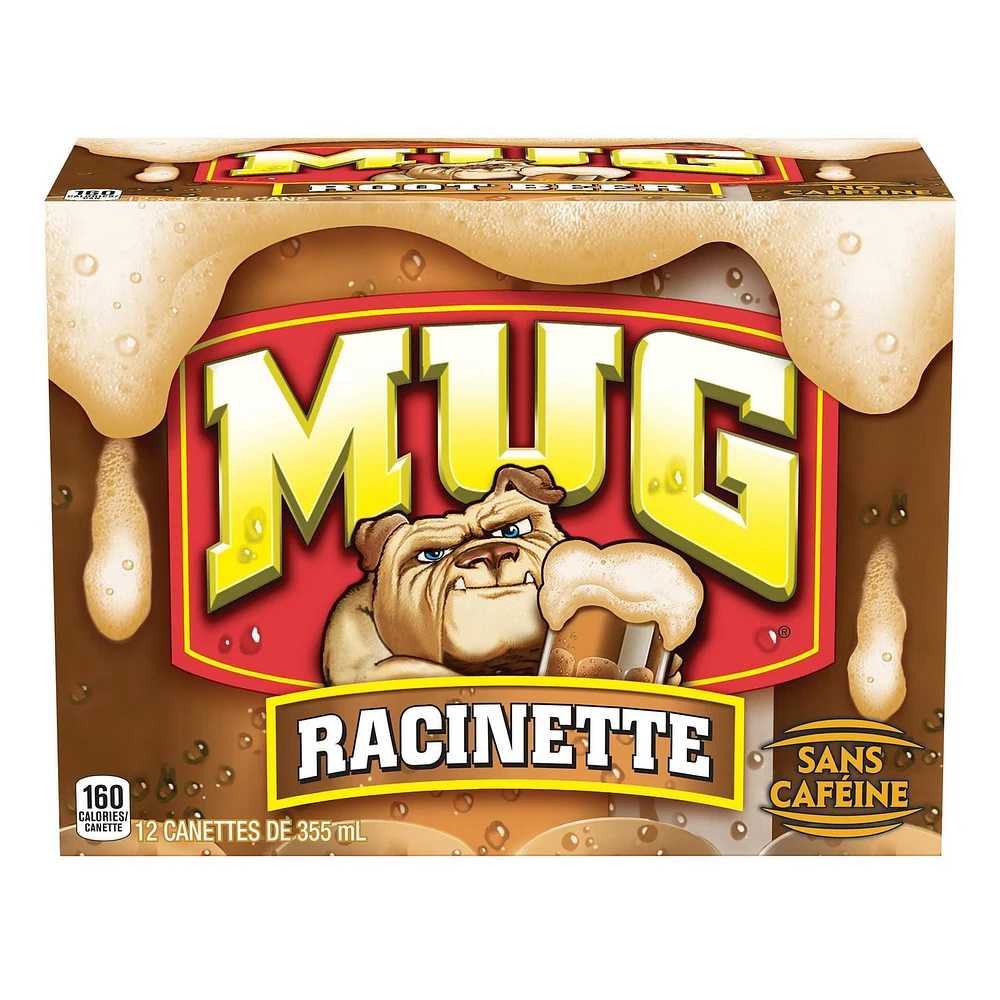 MUG Root Beer, 355 mL Cans, 12 Pack, 12x355mL