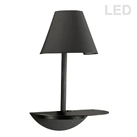 Dainolite DLED504-BK Black Wall Lamp