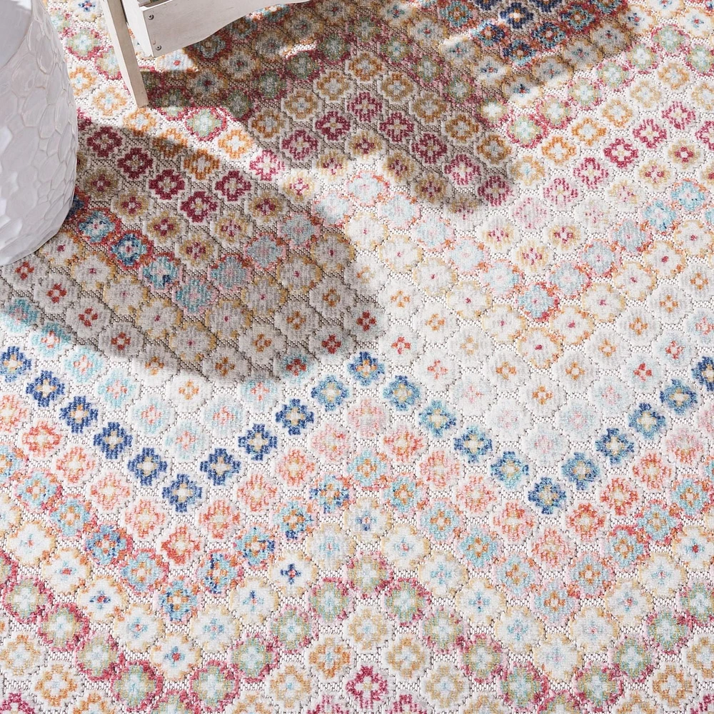 SAFAVIEH Cabana Aurora Tapis Intérieur/Extérieur Floral
