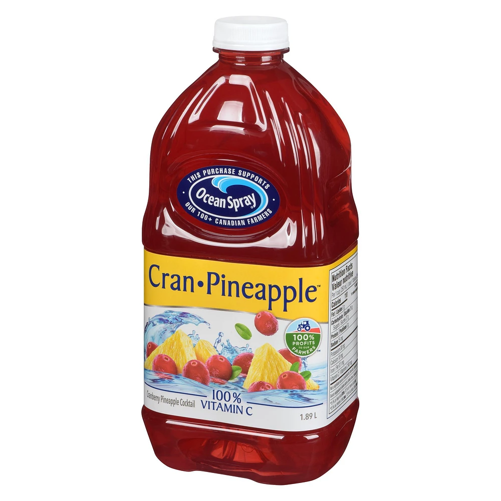 Cocktail aux Canneberges et Ananas d'Ocean Spray 1,89L 1,89 l