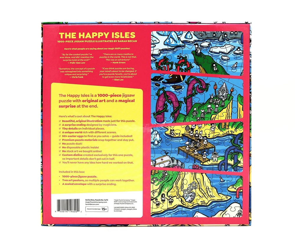The Happy Isles 1000 Piece Jigsaw Puzzle from The Magic Puzzle Company Series Two