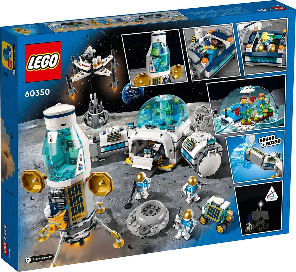 LEGO City La base de recherche lunaire 60350 Ensemble de construction (786 pièces)
