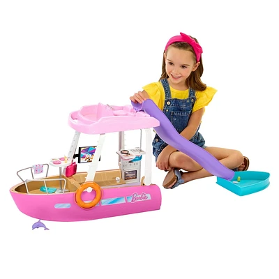 Barbie Bateau de Rêve-Coffret bateau, piscine, toboggan, accessoires