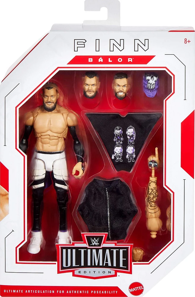 WWE Ultimate Edition Finn Balor Action Figure & Accessories Set, 6-inch Collectible
