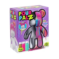 Pour Palz Large Paint Bear - Golden Dream
