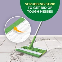 Recharges de linges humides pour balai Swiffer pour balayer et nettoyer les planchers, nettoyant pour planchers multi-surfaces avec fraîcheur Febreze, parfum Lavande, 24unités 24CT