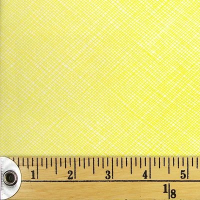 Tissu pré-coupé Fat Quarter de Fabric Creations à motif de texture jaune - 18" x 21" / 45cm x 53cm 18" x 21" / 45cm x 53cm