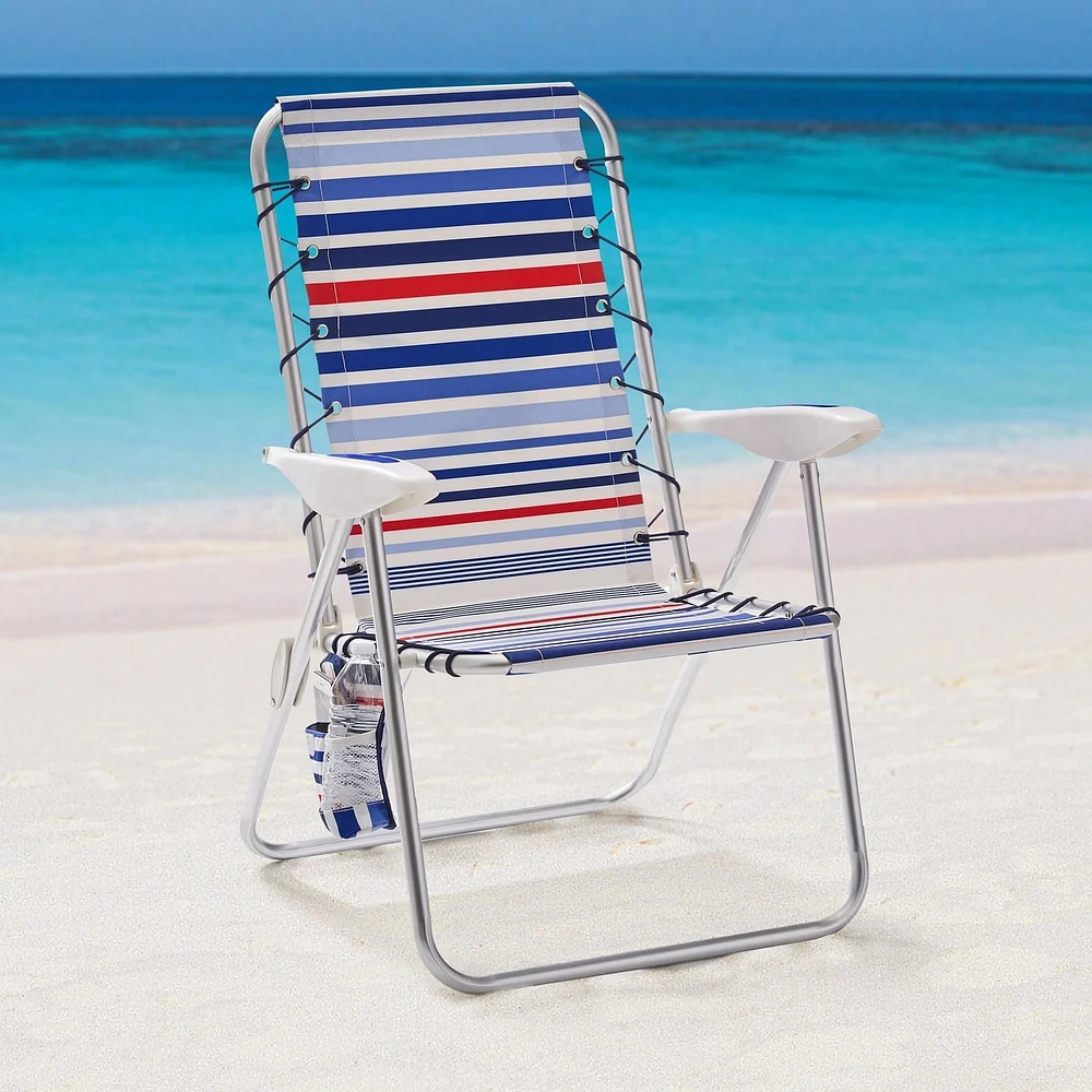 Chaise de plage de brins tendus Mainstays