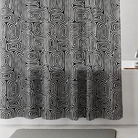 Rideau de douche décoratif imperméable en PEVA recyclé Mainstays