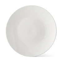 Mainstays Glazed White Stoneware Dinnerware Set, 12-Pieces, 12 PCS