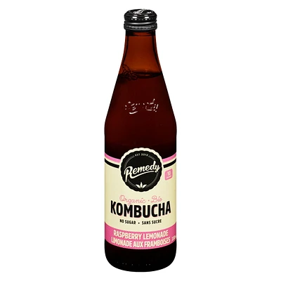 Remedy Organic Kombucha Raspberry Lemonade