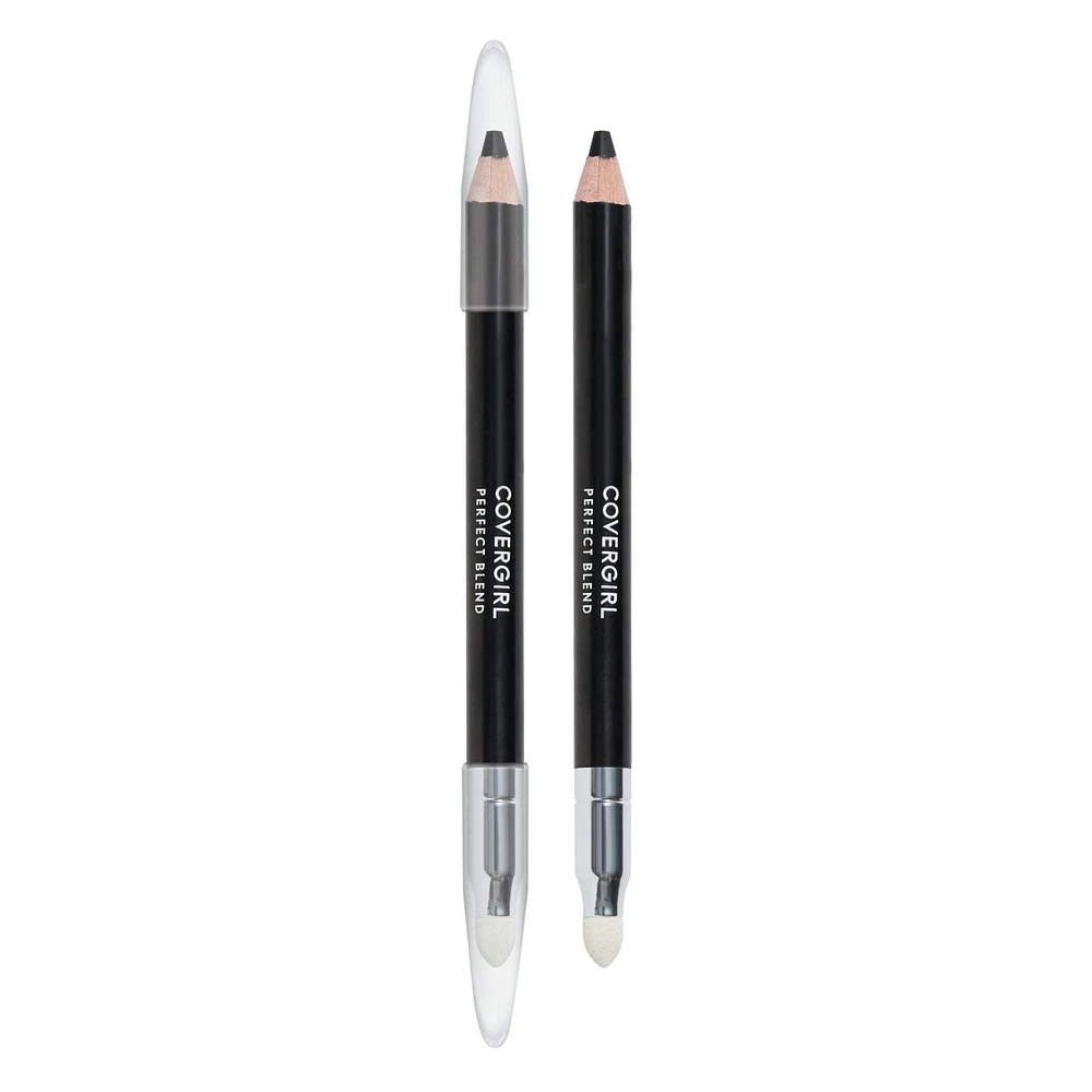 COVERGIRL Perfect Blend Eye Pencil, defined look, precise line, smoky look, plush blender tip, smooth application, 100% Cruelty-Free