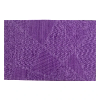 Vinyl Placemat (Electrify) (Violet) - Set of 12