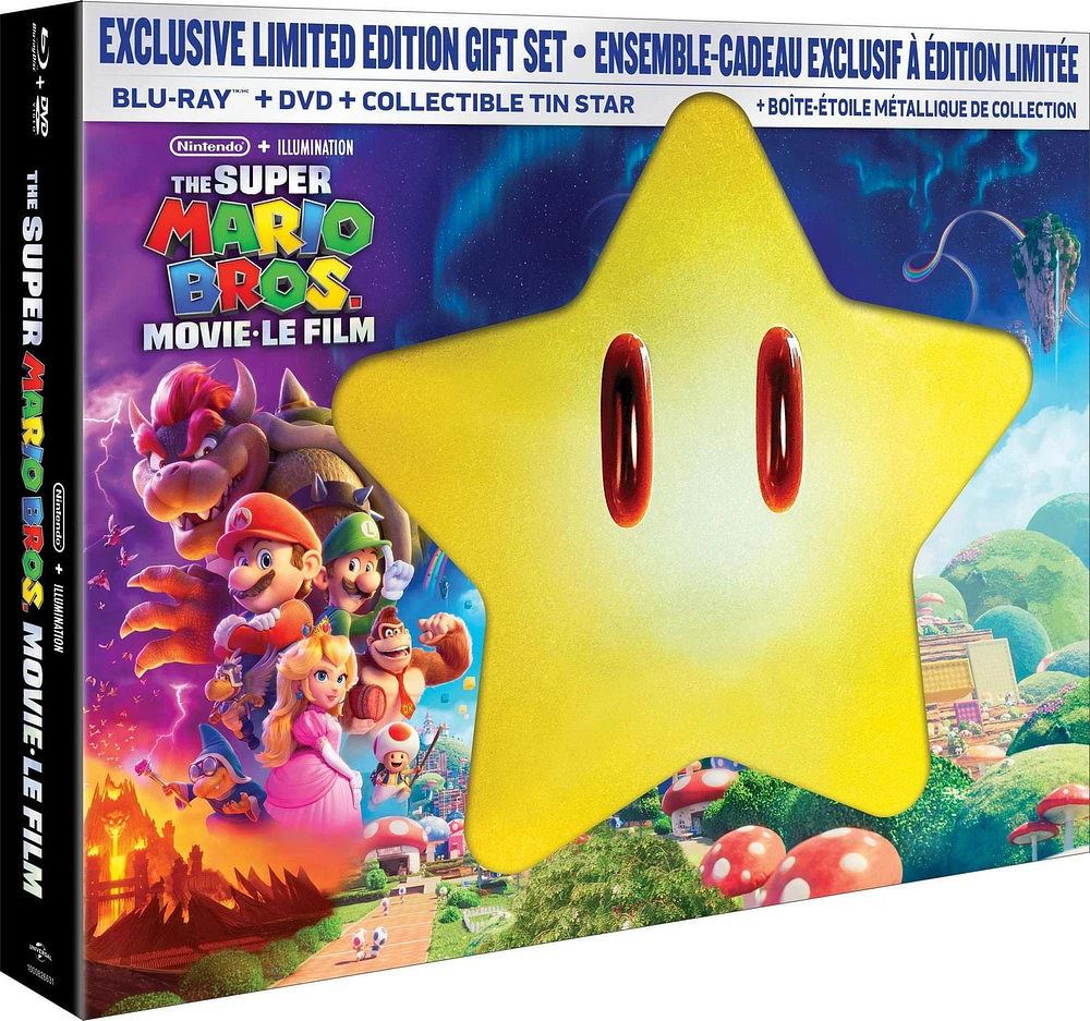 The Super Mario Bros Movie - Walmart Exclusive Limited Edition Gift Set (Blu-Ray + DVD)