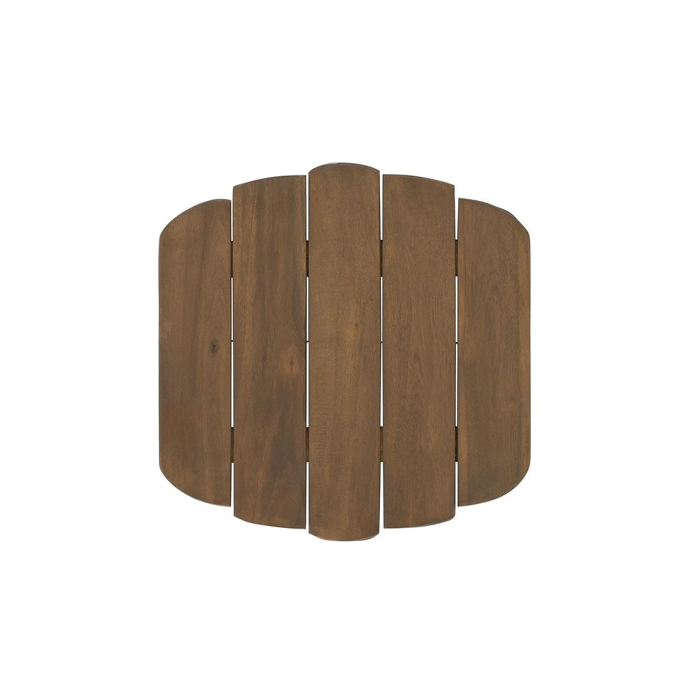 Table d'Extrémité Extérieure Adirondack en Teck