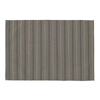 Stripe Outdoor Placemat (Taupe) - Set of 12