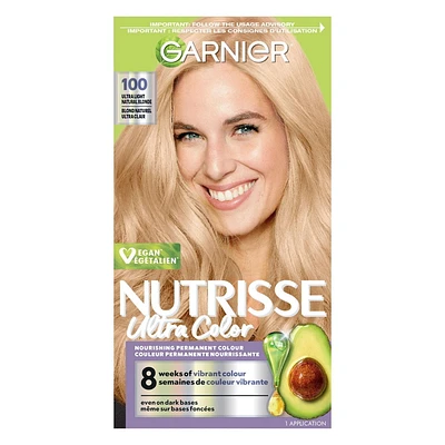Garnier Nutrisse Ultra Color, Couleur Vibrante et de Longue-Durée, 1 unité Coloration Permanente