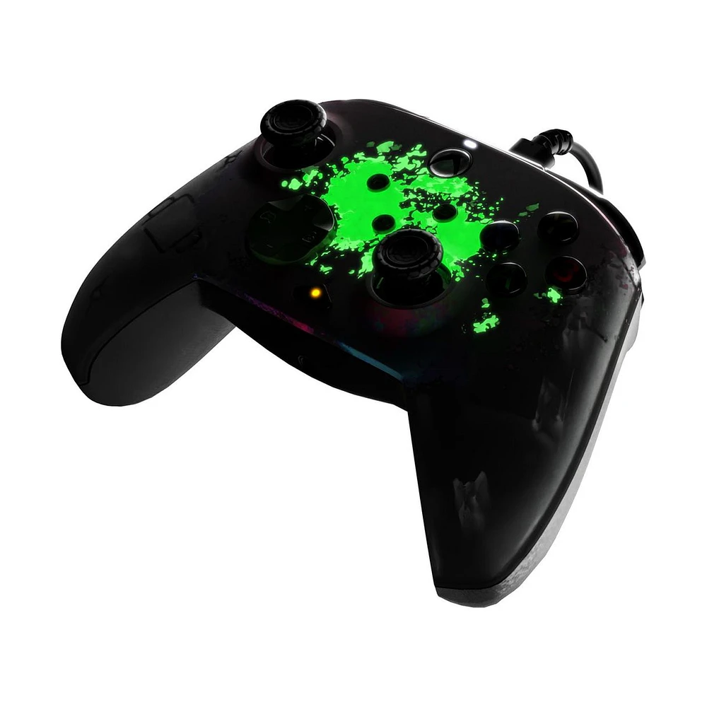PDP REMATCH GLOW Advanced Wired Controller: Space Dust - Xbox Series X|S, Xbox One, & Windows 10/11