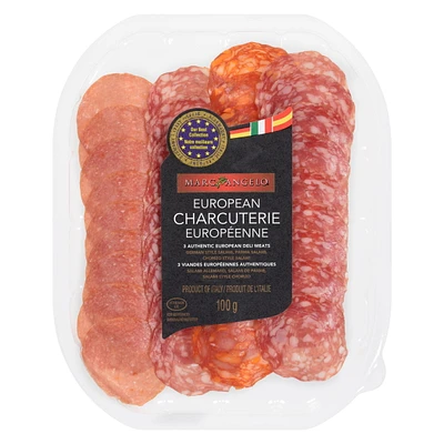 Marcangelo European Charcuterie Assortment, 100 g, sliced