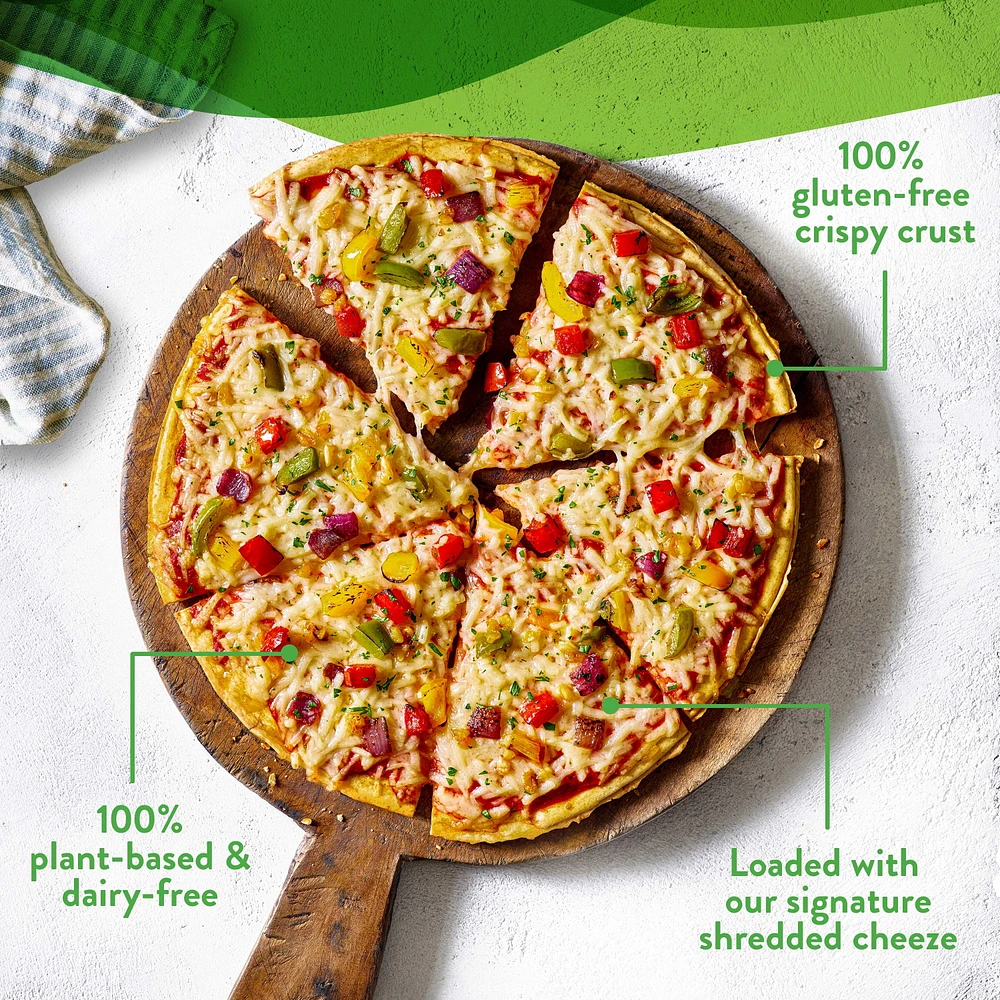 Daiya Fire-Roasted Thin Crust Gluten-Free Vegetable Pizza, Daiya Fire Roast GF Veg Pizza