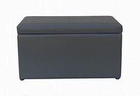 Pouf de rangement Mainstays en simili-cuir