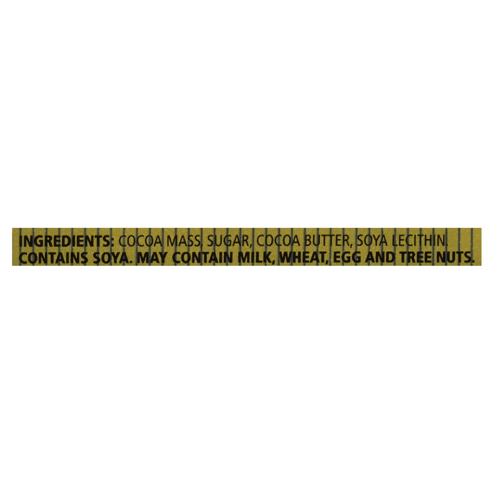 Waterbridge Dark Chocolate bar, 400 g